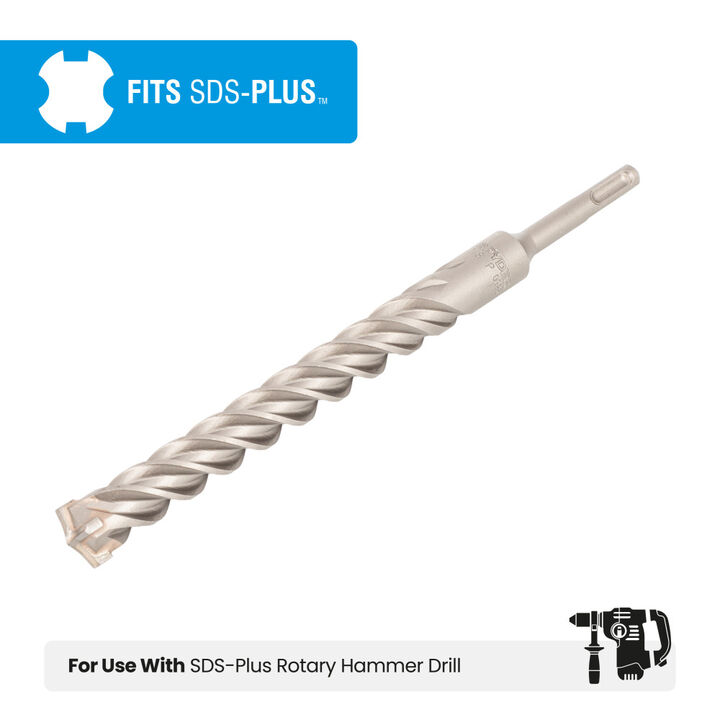 Spyder 7/8 Inch x 10 Inch SDS-Plus 4-Cutter Carbide-Tip Hammer Drill Bit, large image number 3