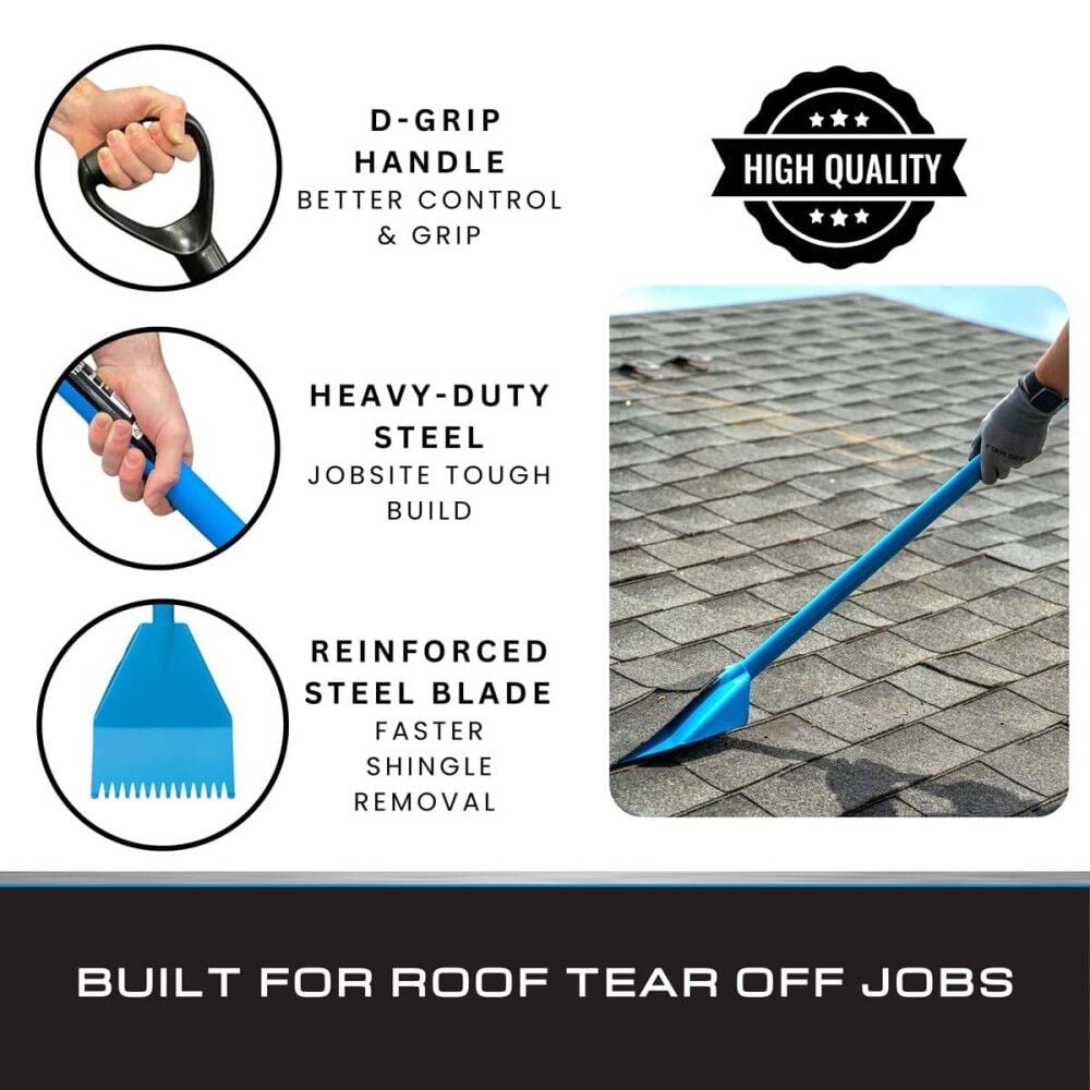 Tie Down 47.5 Inch El Burro Alloy Steel Shingle Shovel, large image number 3