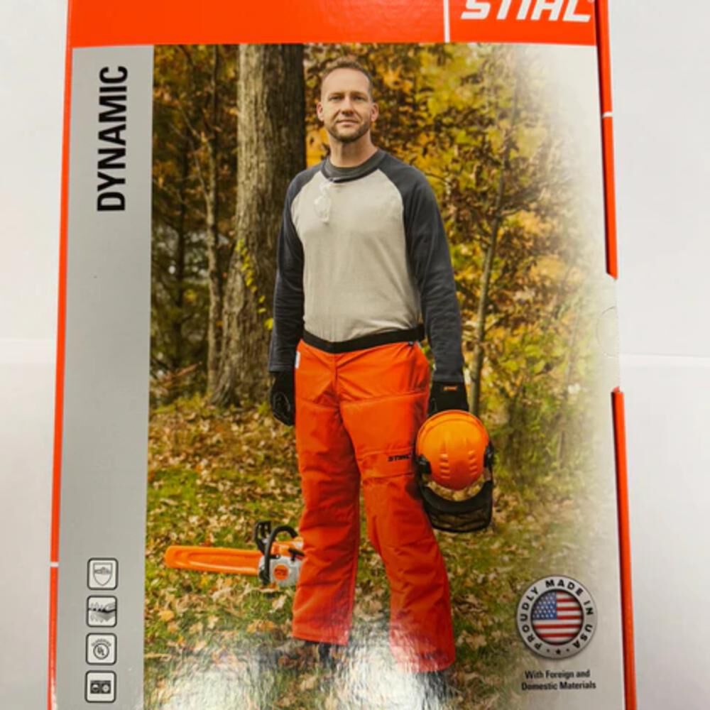 Stihl 44" Orange 6 Layer Chainsaw Protective Apron Chap, large image number 4