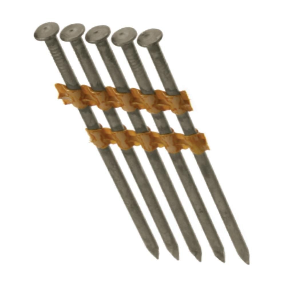 Grip Rite 3-1/4 in. x 0.131 Plastic Exterior Galvanized Smooth Shank Nails (1000 Per Box), large image number 1