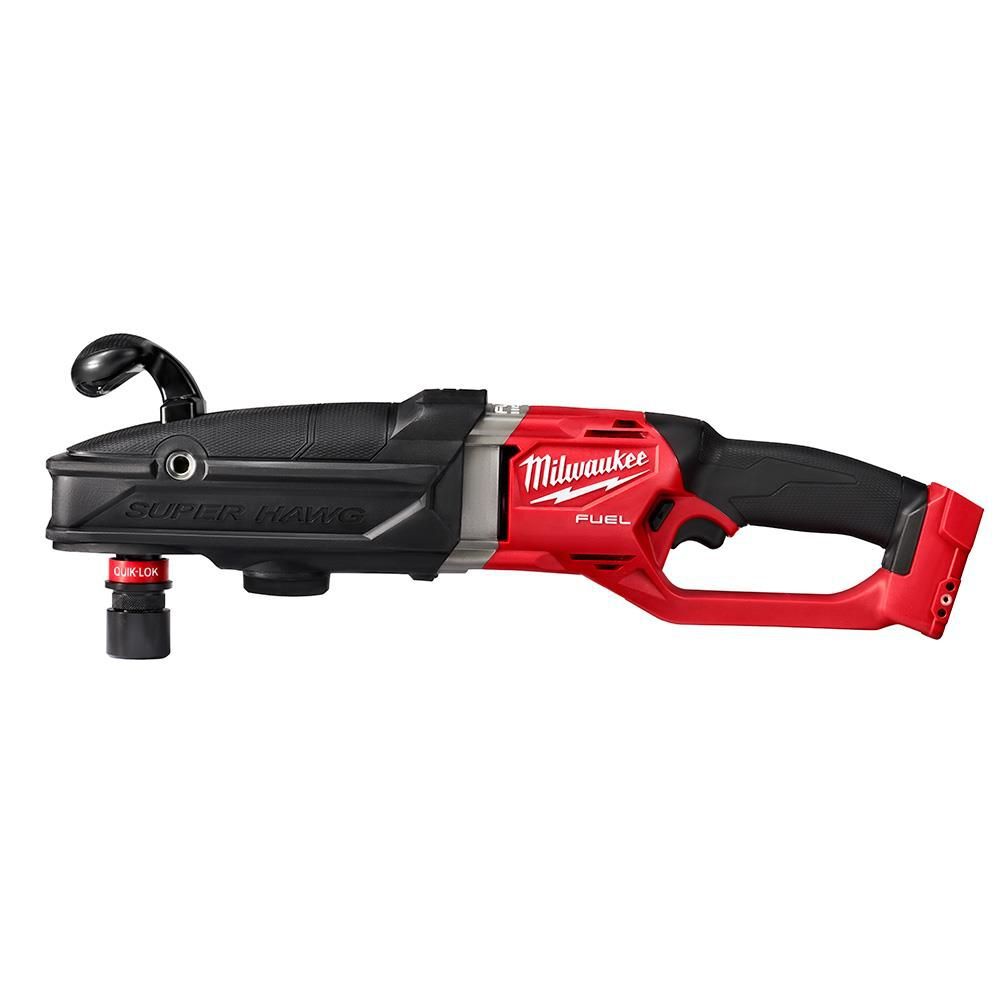 Milwaukee M18 FUEL Super Hawg Right Angle Drill with QUIK-LOK (Bare Tool), large image number 9