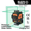 Klein Tools Rechargeable Self Leveling Green Planar Laser Level with Tripod Bundle, small image number 3