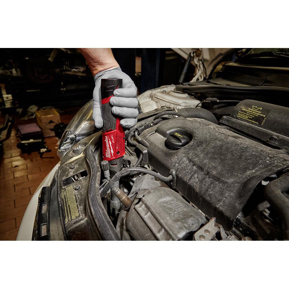 Milwaukee M12 Fuel 1 4 In Extended Reach Ratchet Reconditioned Bare Tool 2559 80 - Image 3