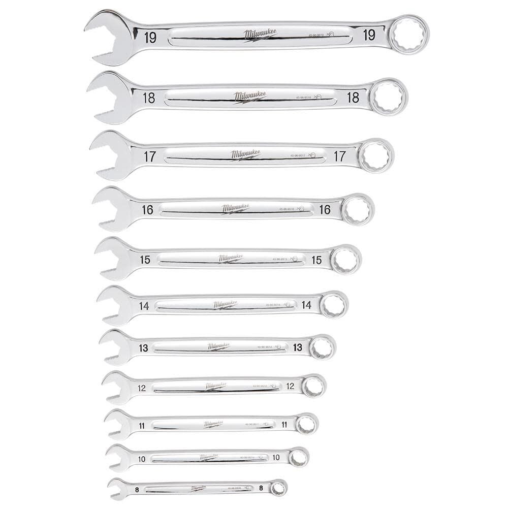 Milwaukee Metric Combination Wrench 11pc Set, large image number 12