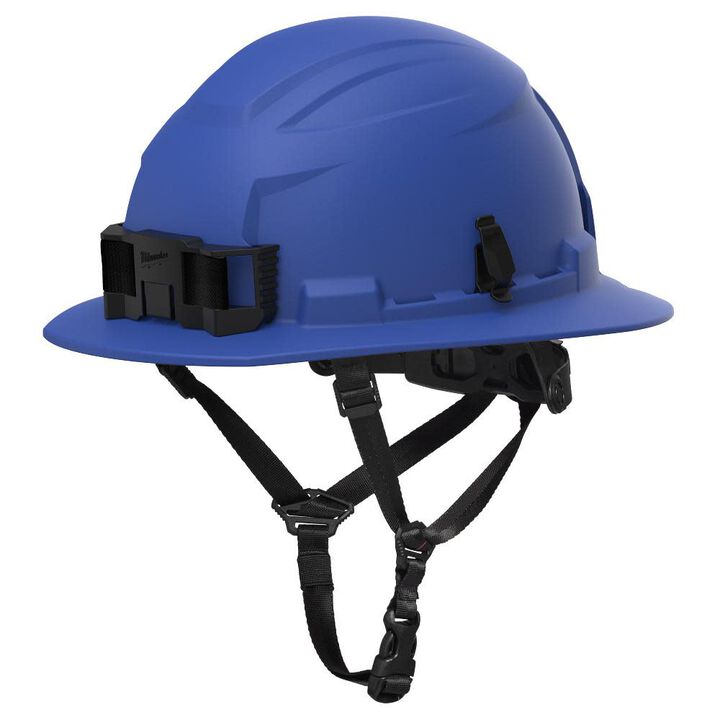 Milwaukee BOLT Full Brim Non-Vented Safety Helmet  Type 2, Class E, Blue