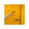 Justrite 22 Gallon Yellow Steel Self Close 3 Shelf Flammable Cabinet, small image number 3