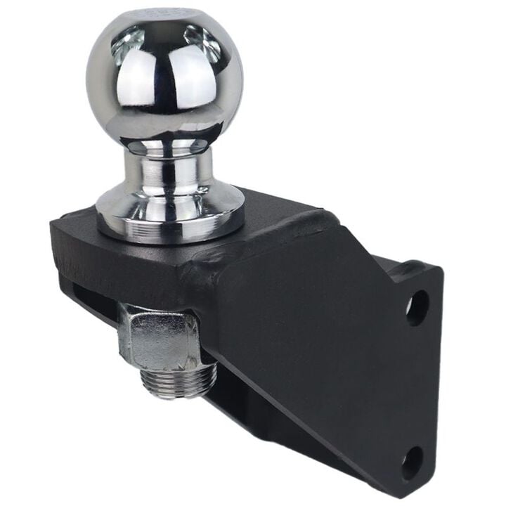 Shocker Hitch HD 20K Max Black 2.5 Inch Air Receiver Hitch & Raised Ball Mount 2-5/16 Inch Hitch Ball, large image number 4