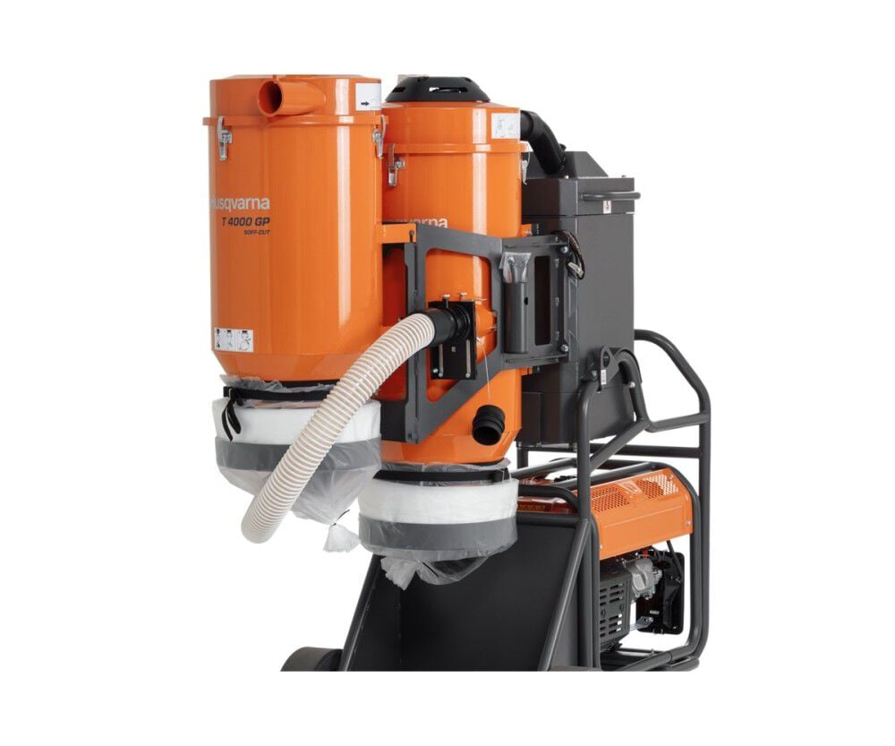 Husqvarna Construction T 4000 GP Soff-Cut 4HP Gas Dust Extractor Reconditioned, large image number 7
