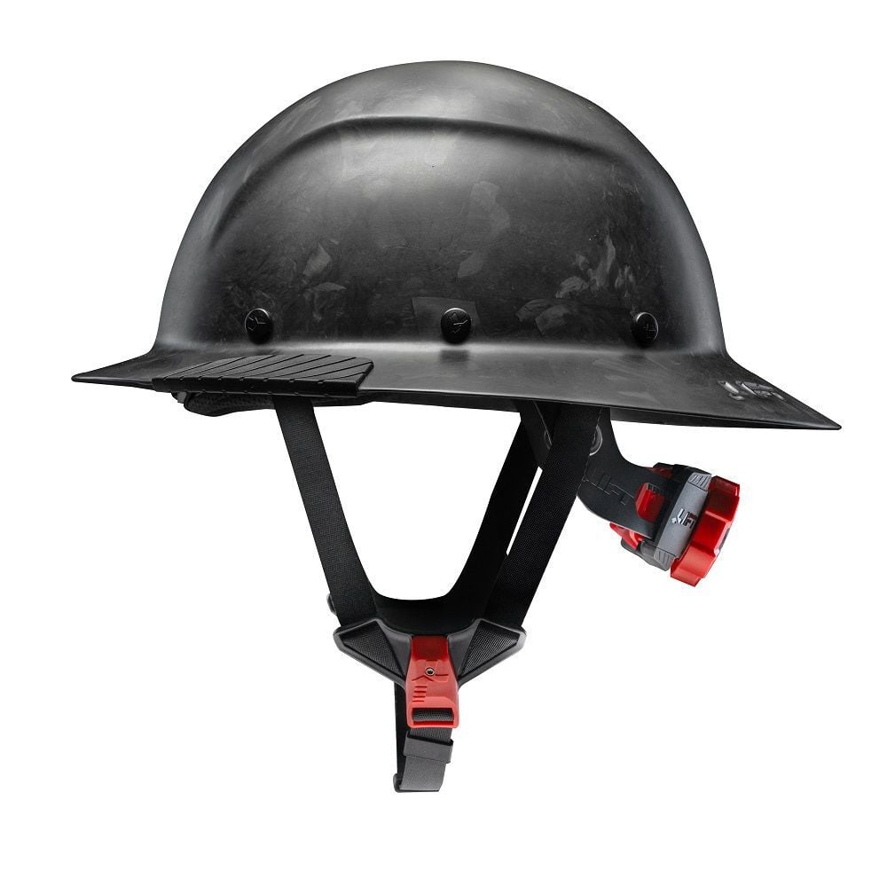 Lift Safety Forged Carbon Fiber DAX Hard Hat, Full Brim, Matte, large image number 3