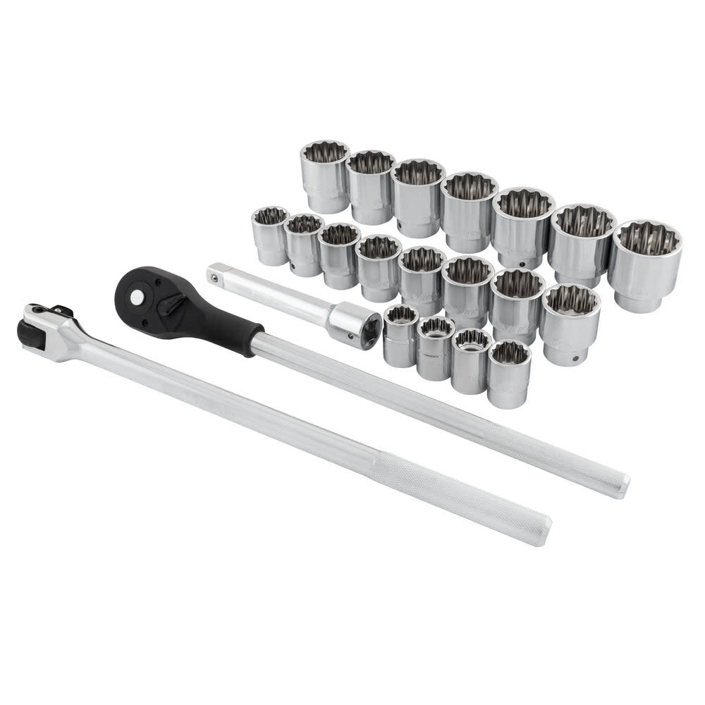 Sunex 3/4 Inch Drive SAE 12-Point Socket Set 22 Pieces, large image number 2