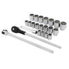 Sunex 3/4 Inch Drive SAE 12-Point Socket Set 22 Pieces, small image number 2