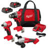 Milwaukee M18 Brushless 3-Tool Cordless Combo Kit Bundle, small