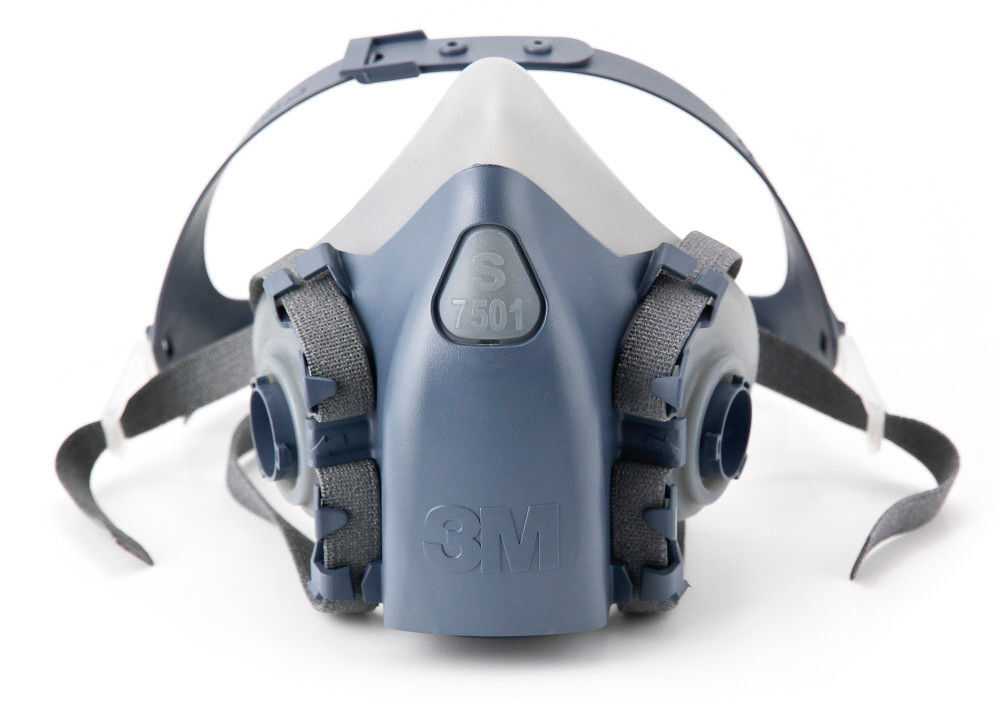 3M Half Facepiece Reusable Respirator 7501/37081(AAD) Small, large image number 1