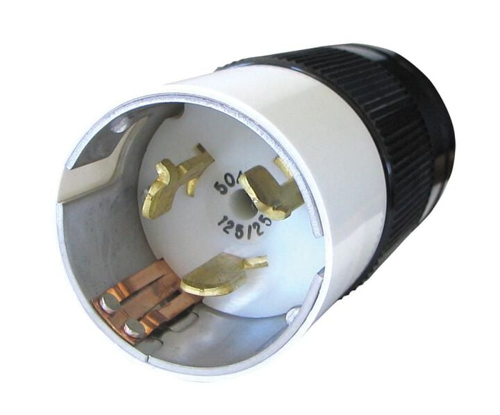 Voltec Marinco Male Plug Type 50 Amp Wiring Device with Thermal Housing, large image number 0