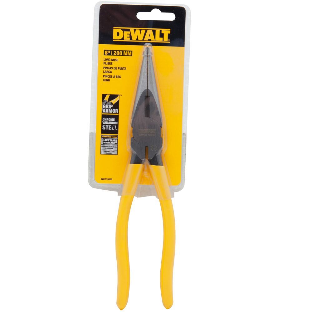 DEWALT 8 In. Long Nose Plier, large image number 3