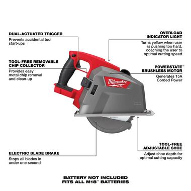 Milwaukee M18 FUEL 8inch Metal Cutting Circular Saw (Bare Tool Nike Stussy Noma Vandal 23.5