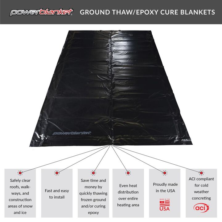 Powerblanket Ground Thawing Flat Heating Blanket, large image number 2