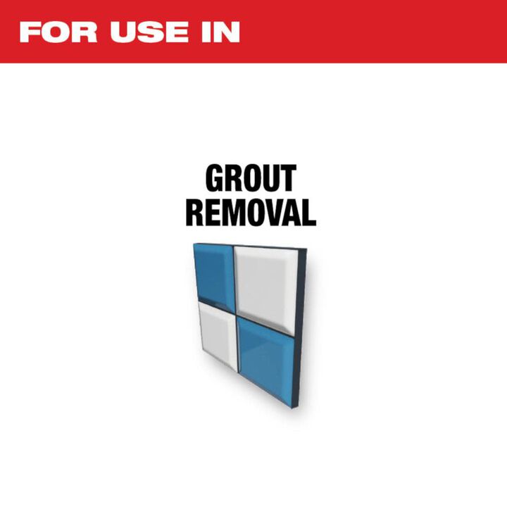Milwaukee OPEN-LOK DIAMOND MAX Diamond Grit Grout Removal Multi-Tool Blade 5pk, large image number 1