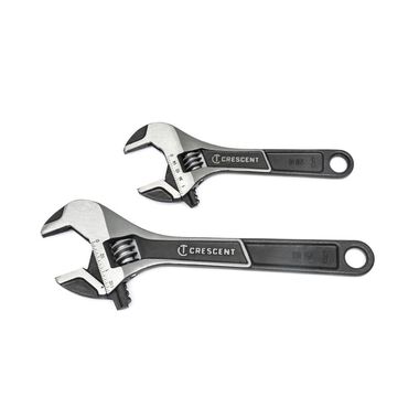 Crescent 2 pc Wide Jaw Adjustable Wrench Set 6in & 10in