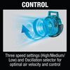 Makita 18V LXT Lithium-Ion Cordless 9-1/4in Fan (Bare Tool), small image number 5