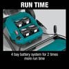 Makita 18V X2 (36V) LXT LithiumIon Brushless Cordless 21in Self Propelled Lawn Mower Kit with 4 Batteries (5.0Ah), small image number 5