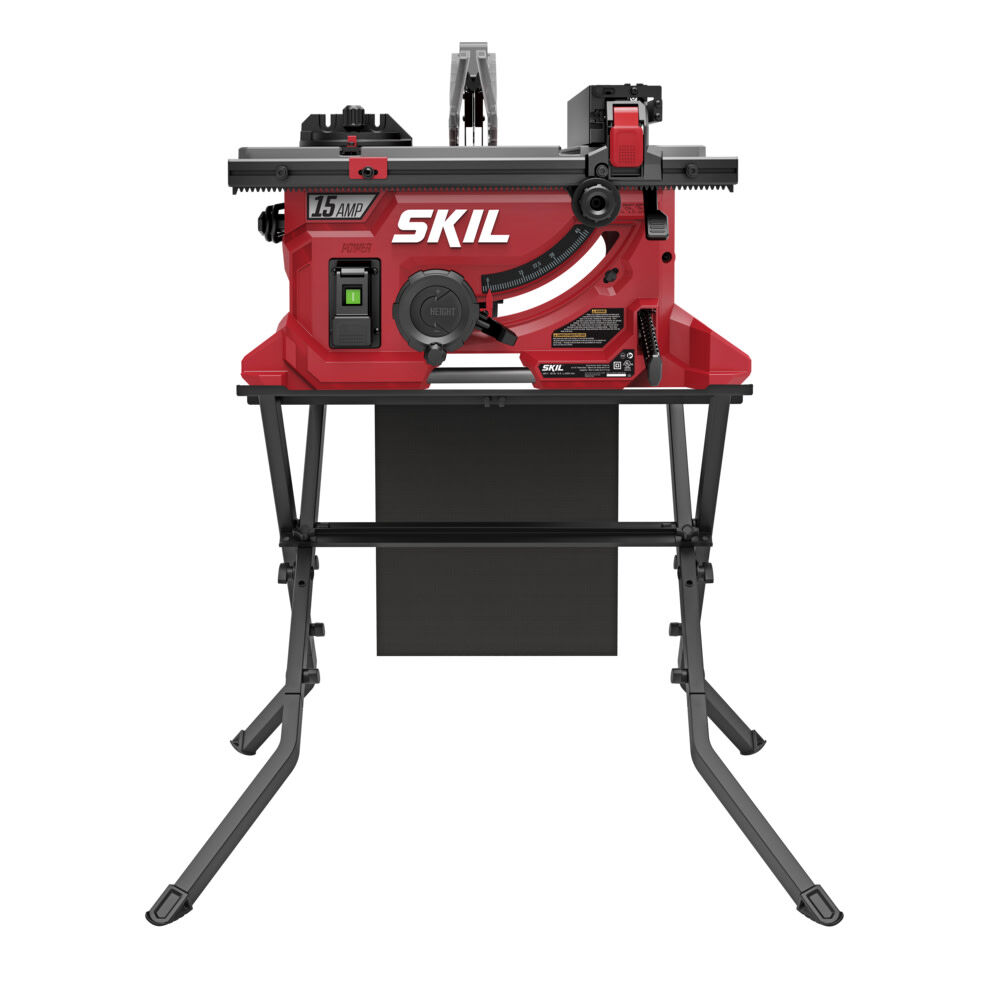 SKIL 8-1/4 Inch 15 Amp Compact Table Saw and Folding Stand, large image number 2