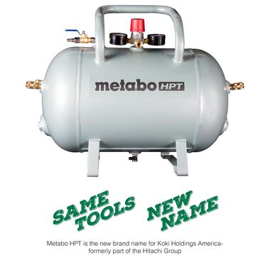 Metabo HPT 10 Gallon ASME Certified Reserve Tank, large image number 3