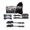 Tie Down 1.5 Inch x 8 Ft. Gray Heavy Duty Ratchet Strap - 2 Pack, small image number 1