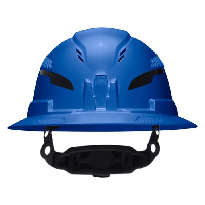 Klein Tools Class C Type-2 Hard Hat Vented Full Brim with Strap Blue