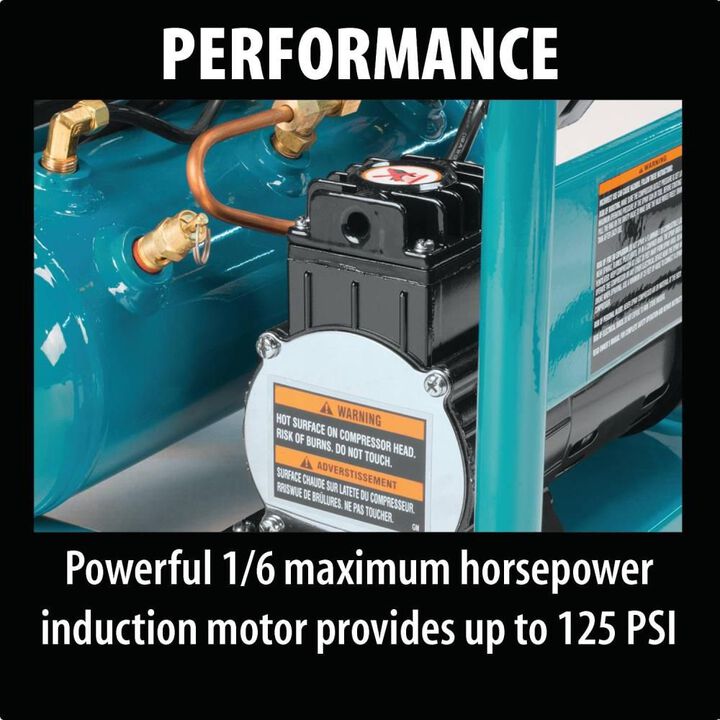 Makita Compact Air Compressor, large image number 6