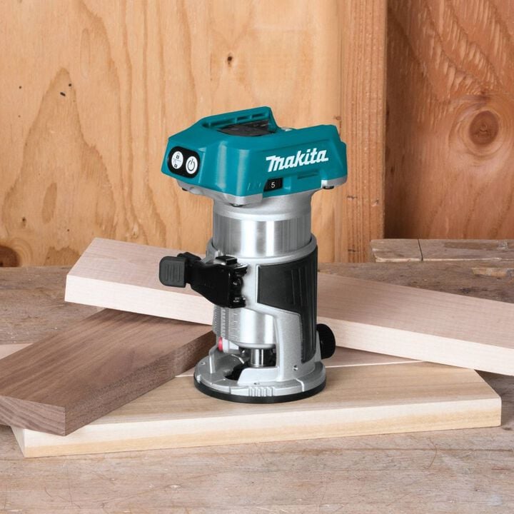 Makita 18V LXT Lithium-Ion Brushless Cordless Compact Router (Bare Tool), large image number 1