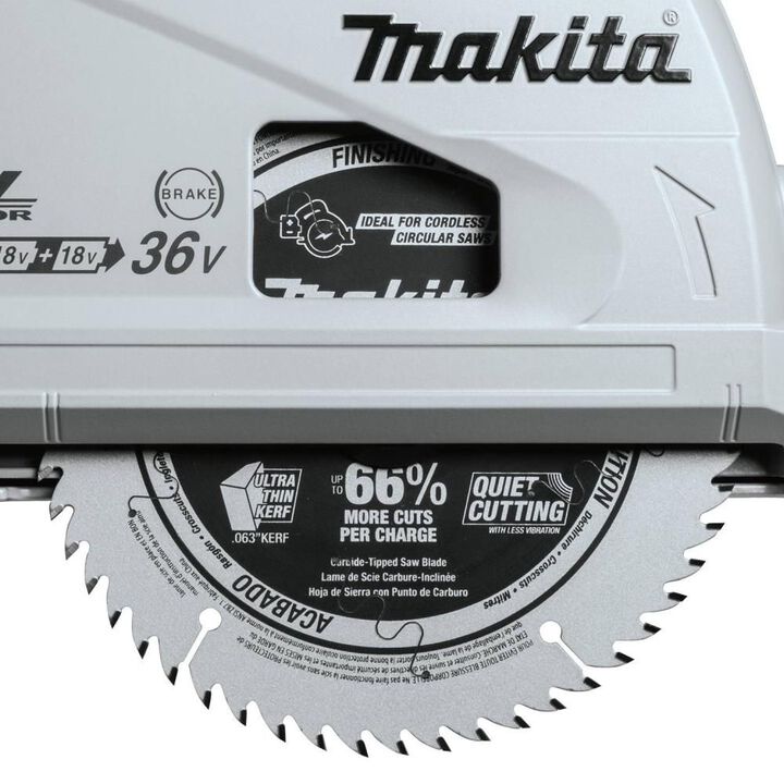 Makita Promotional 18V X2 (36V) LXT 6 1/2in Plunge Circular Saw (Bare Tool), large image number 10