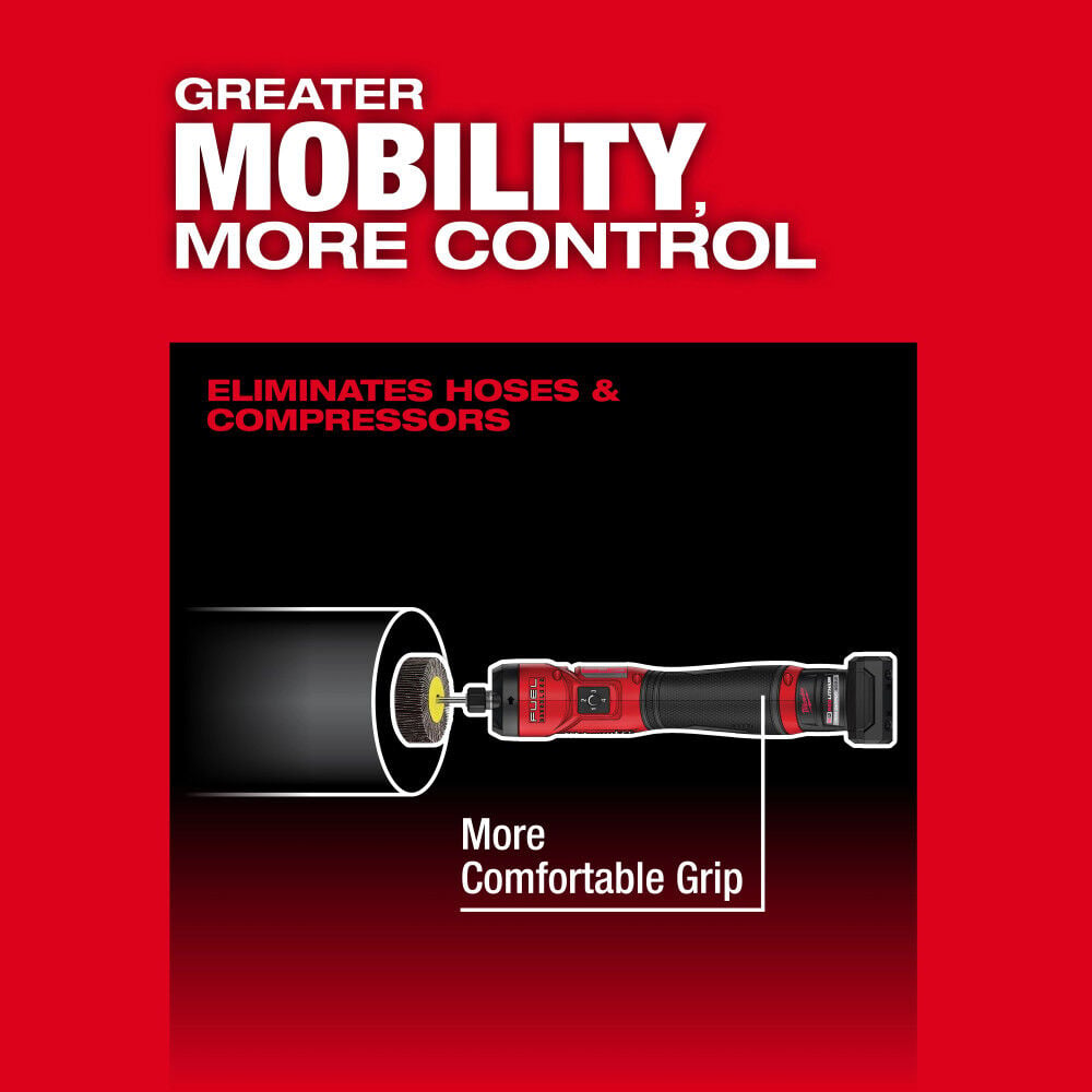 Milwaukee M12 FUEL 1/4 Inch Straight Die Grinder Kit, large image number 5