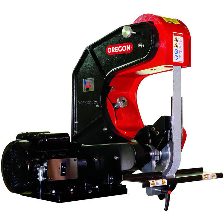 Oregon 1/2 Inch x 60 Inch Belt Grinder with Pedestal
