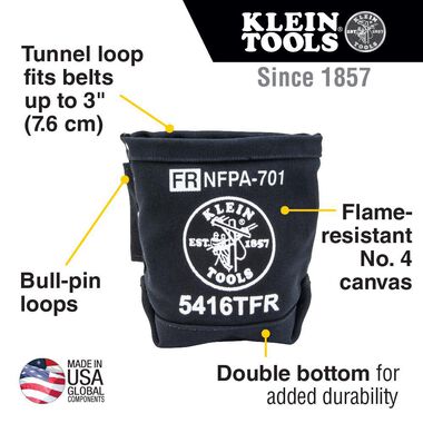 Klein Tools Flame-Resistant Canvas Bolt Bag, large image number 1