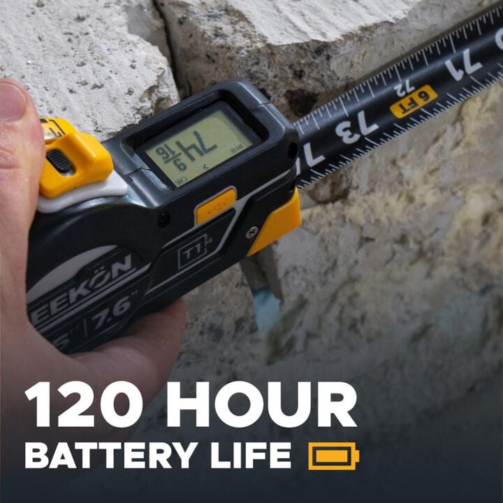 REEKON T1M Utility Digital Tape Measure, 16 Feet, large image number 3