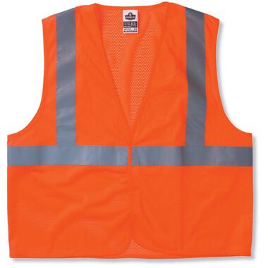 Ergodyne GloWear 8210HL Orange Class 2 Economy Vest - L/XL, large image number 0