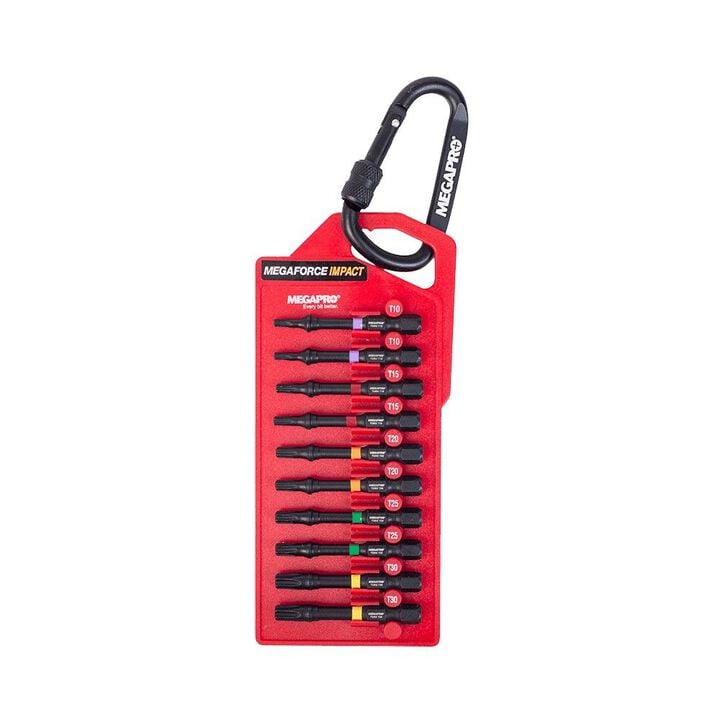 Megapro Industrial-grade MegaFORCE Torx Impact Bit Set