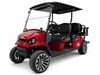 E-Z-GO Express S6 6-Seat Gas Golf Cart Inferno Red, small image number 1