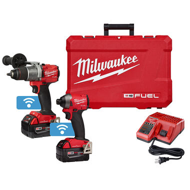 Milwaukee M18 FUEL Hammer Drill/Impact with One Key Combo Kit, large image number 4
