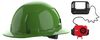 Milwaukee BOLT Green Full Brim Hard Hat with 6pt Ratcheting Suspension Type 1 Class E & USB Cooling Fan Bundle, small image number 1