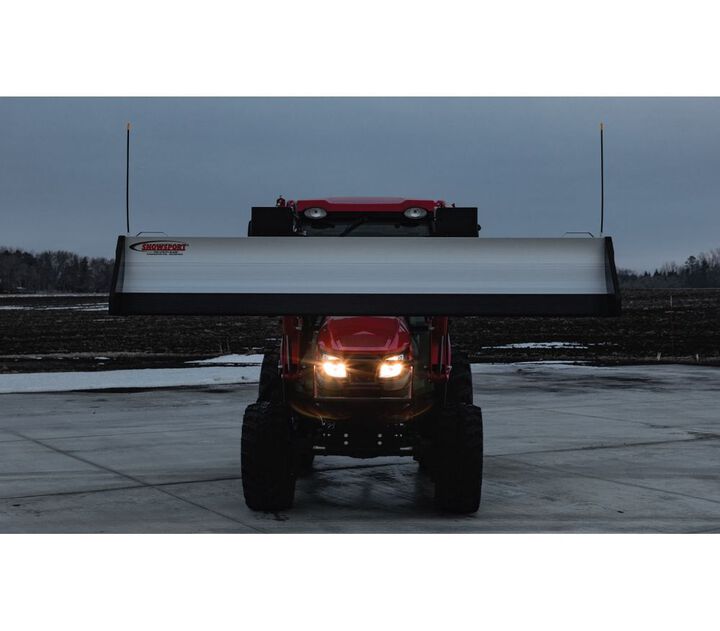 SNOWSPORT Pro 72 Inch Corrosion-Resistant Utility Snow Blade with Quick Attach Brackets, large image number 4