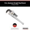 Ridgid 18 Inch and 24 Inch Aluminum Pipe Wrench Bundle, small image number 4