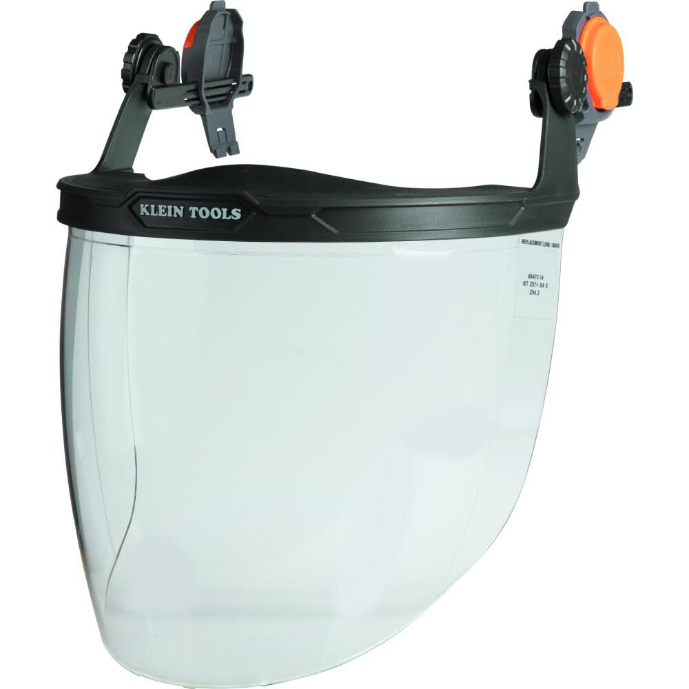 Klein Tools Face Shield, Cap Style, Clear, large image number 1