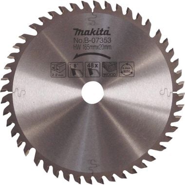 Makita 6-1/2 in. 48T Carbide Tipped Saw Blade