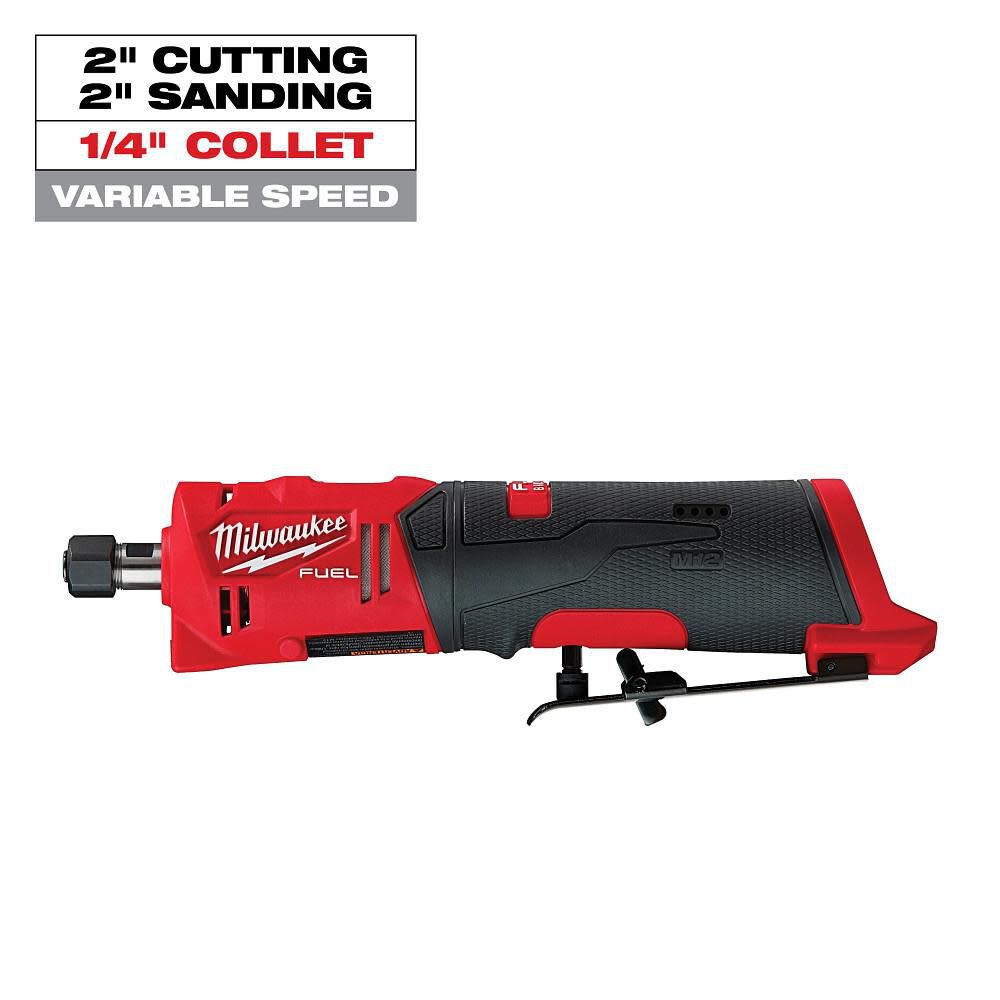 Milwaukee M12 FUEL Straight Die Grinder (Bare Tool), large image number 13