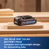 Kreg Blue Ion 20V 2.0 Ah Lithium Ion Battery Pack with Fuel Indicator, small image number 3