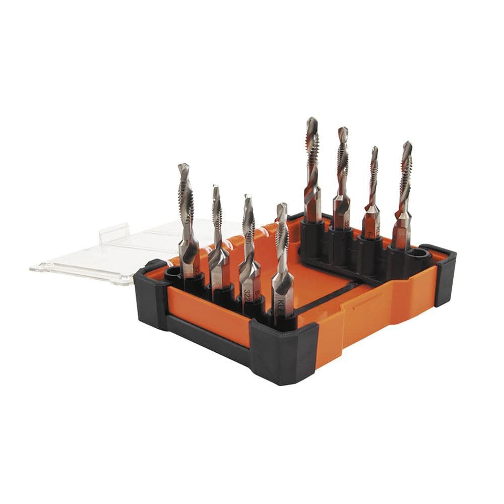 Klein Tools 8 Piece Drill Tap Tool Kit, large image number 1