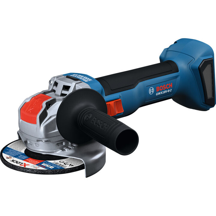 Bosch 18V X LOCK 4 1/2 Inch Angle Grinder (Bare Tool)
