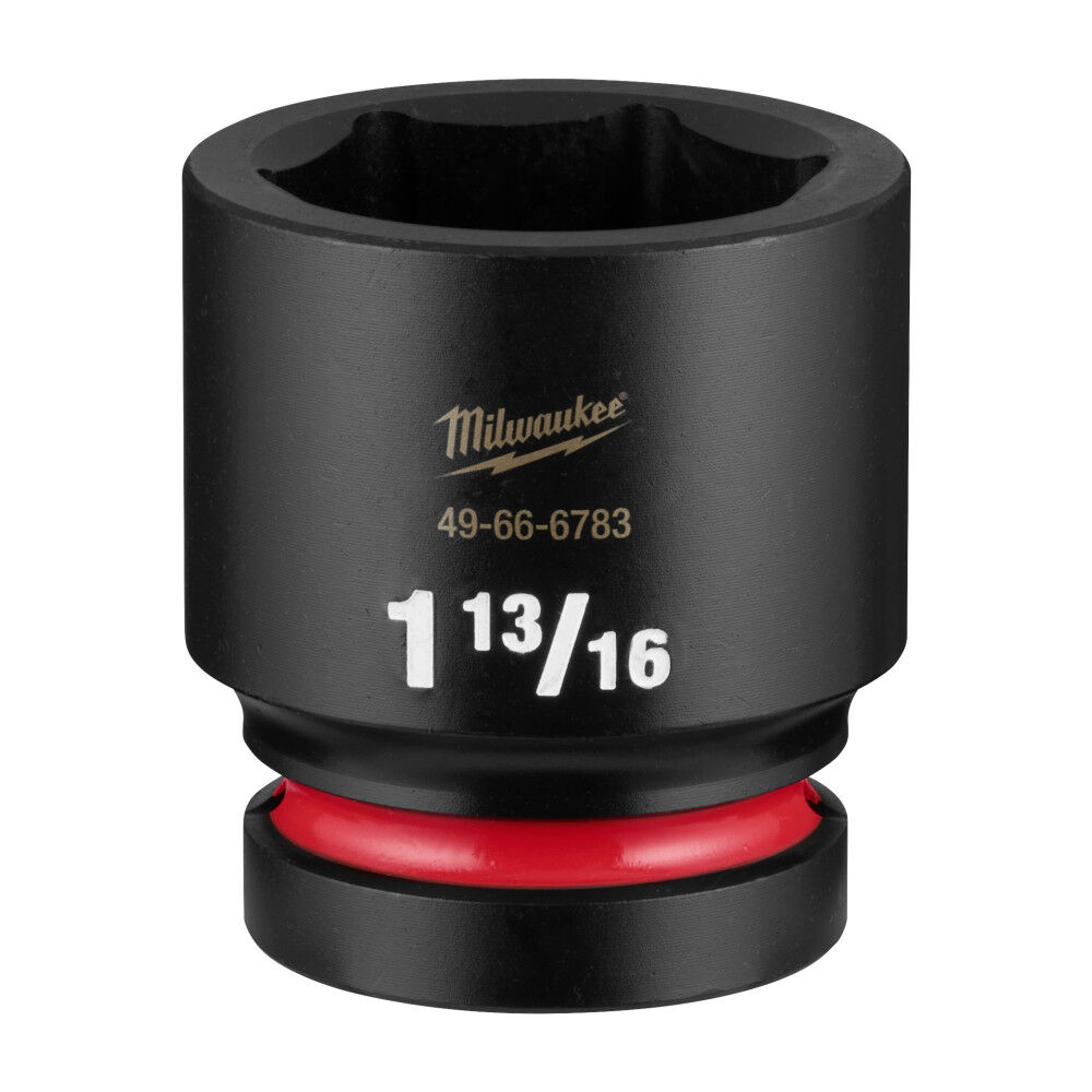Milwaukee SHOCKWAVE Impact Duty 1 Inch Drive 1-13/16 Inch Standard 6 Point Socket - 49-66-6783
